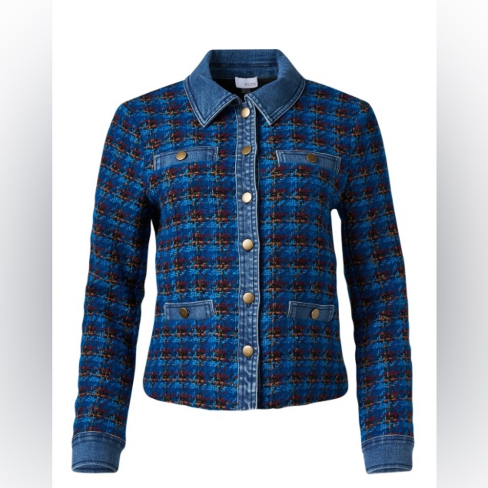 NWOT ecru Multi-Tweed Jacket